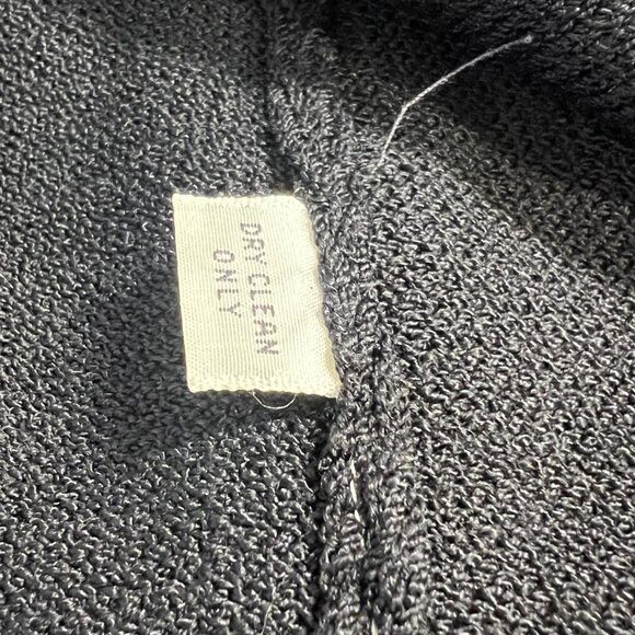 Vintage St. John Old Money Luxury Minimalist Parisian Capsule Dark Navy Large - Picture 11 of 12